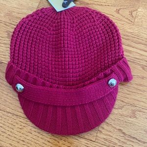 Michael Kors pink knitted winter hat